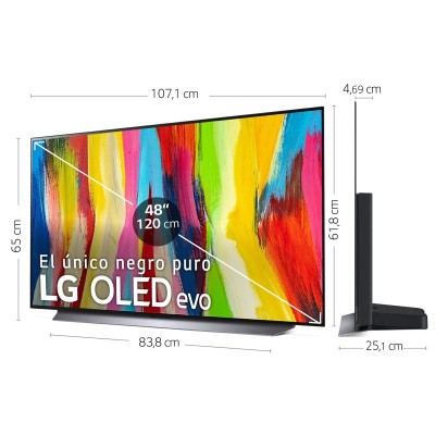 LG 48C24LA Smart TV 48″ 4K ULTRA HD OLED WIFI