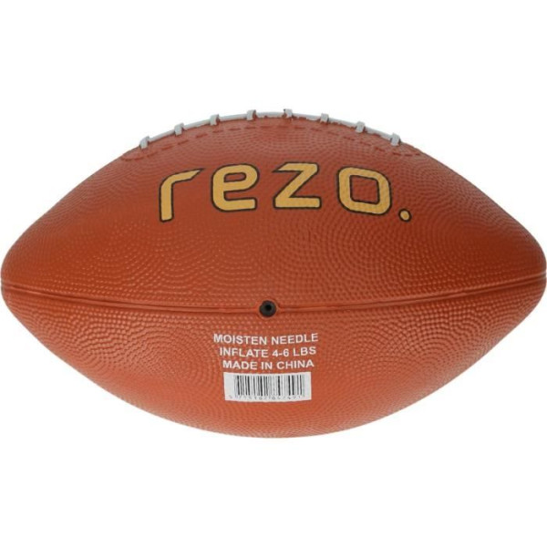 Ballon de football américain - REZO - Caoutchouc - Taille 7 - Marron - Résistant et polyvalent