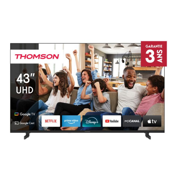 Thomson 43UG4S14 - TV LED 43 (109 cm) - 4K UHD - Google TV - 2xHDMI 2.0  2x HDMI 2.1