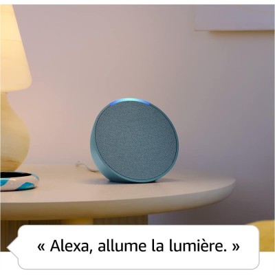 Enceinte Echo Pop connectée Bluetooth et Wi-Fi Anthracite