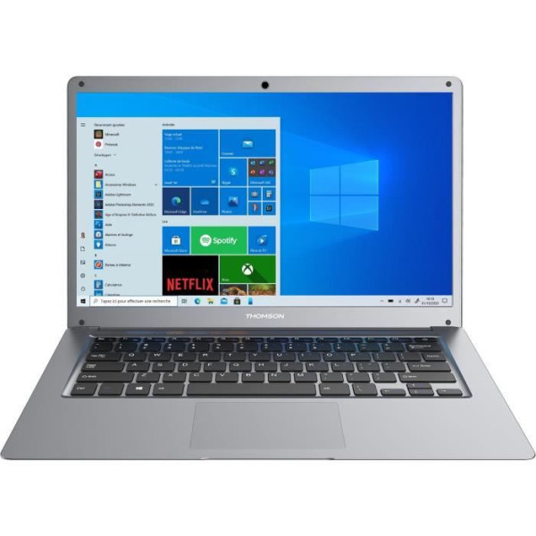 PC Portable Notebook - THOMSON - TH14C128 - Ecran 14'' HD - Celeron N3350 - RAM 4Go - SSD 128Go - W10s - Silver