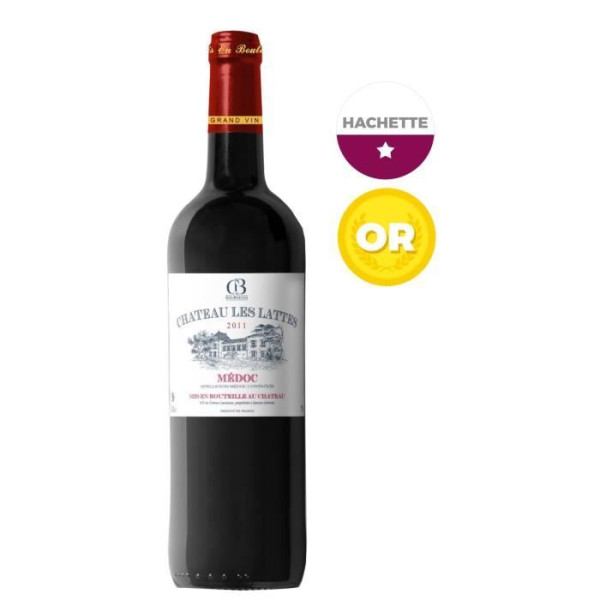 Château Les Lattes 2011 Médoc - Vin Rouge du Bordelais