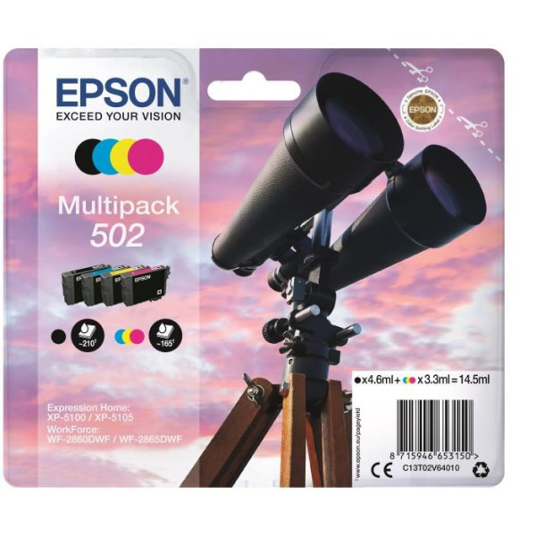 EPSON Multipack cartouches Jumelles - NCMJ 502