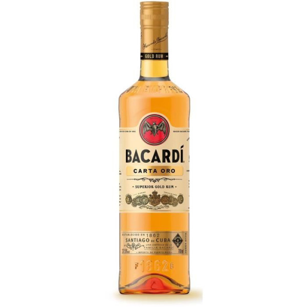 Bacardi Carta Oro Rhum Ambré 70 cl - 37.5