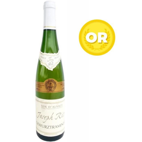 Joseph Riss 2015 Gewurztraminer - Vin blanc d'Alsace