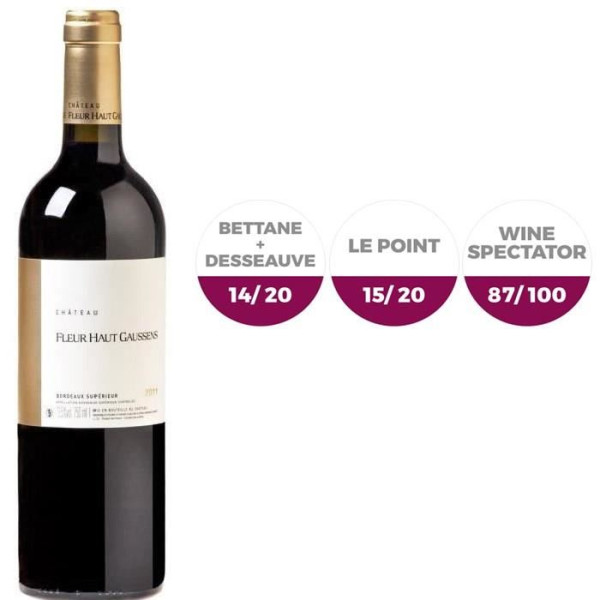 Château Fleur Haut Gaussens 2011 Bordeaux Supérieur - Vin rouge de Bordeaux