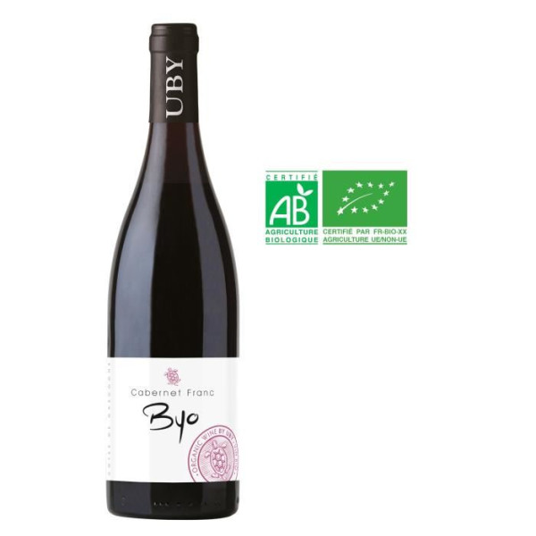Domaine UBY Vin de France 2017 BYO Cabernet Franc Vin Rouge BIO