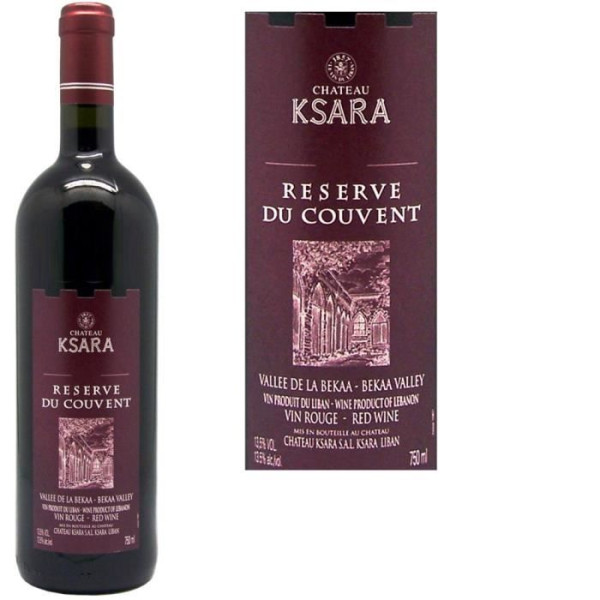 Château Ksara Réserve du Couvent Vallée de la Bekaa - Vin rouge du Liban