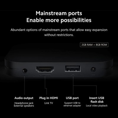 Xiaomi TV BOX S 2nd Gen UHD 4K Passerelle multimédia