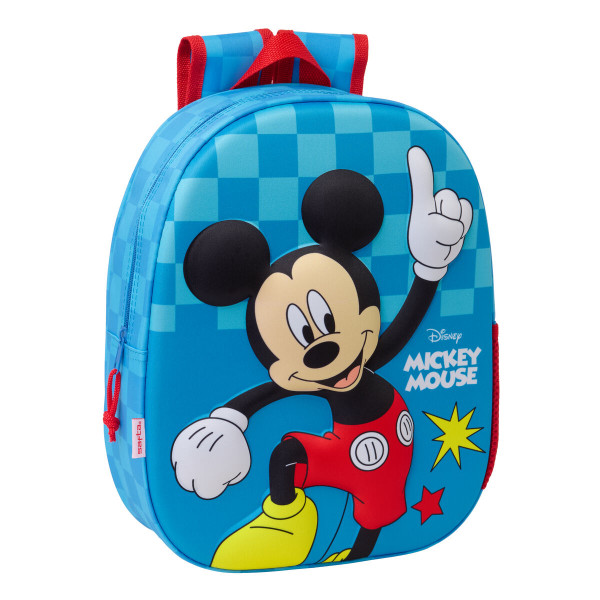 Cartable Mickey Mouse Clubhouse Bleu 27 x 33 x 10 cm