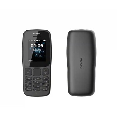Téléphone Nokia 106 TA-1114 DS Noir/ gris foncé Dual SIM Téléphone Nokia 106 TA-1114 DS Noir/ gris foncé Dual SIM