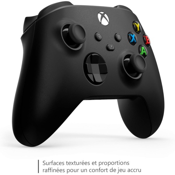 Manette Bluetooth Xbox avec Câble de recharge noir