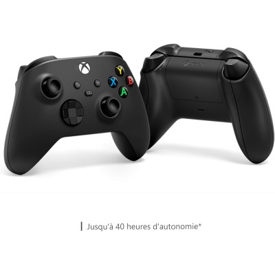 Manette Bluetooth Xbox avec Câble de recharge noir