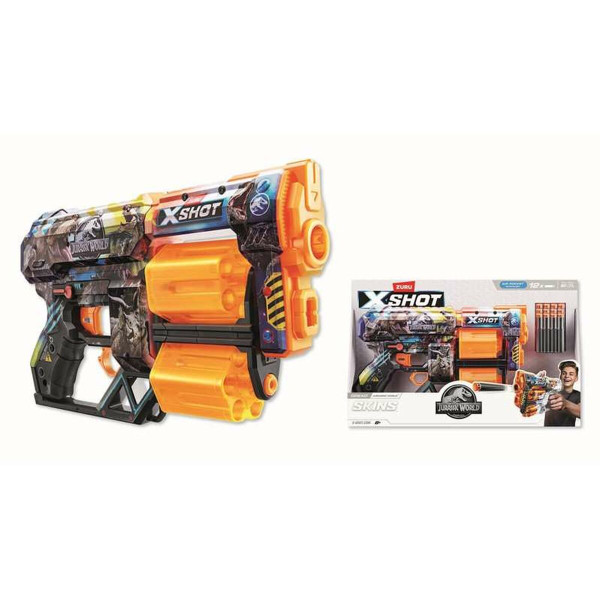 Pistolet à Fléchettes Zuru X-Shot Skins Dread Jurassic World