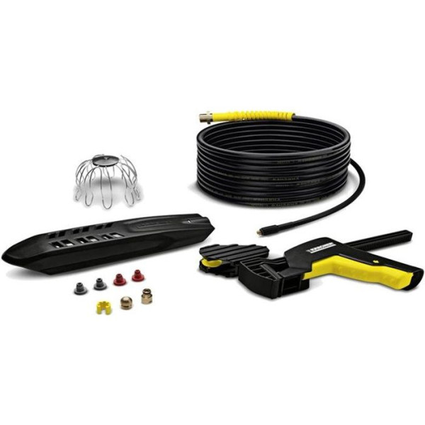 Kit nettoyage canalisations  gouttieres KÄRCHER - Haute pression - 20m - Tete en laiton