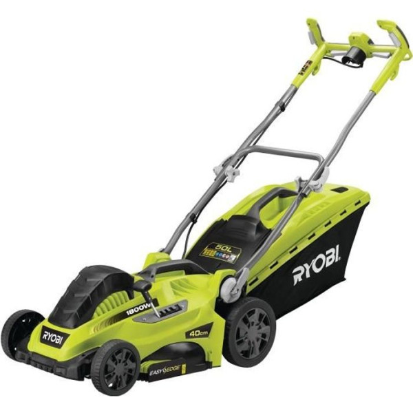 RYOBI - Tondeuse 1800 W - Ø coupe 40 cm - ramassage et mulching - double poignée Vertebrae - RLM18E40H