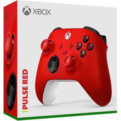 Manette Xbox rouge sans Fil Pulse Red