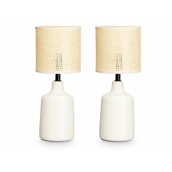 Lampe de bureau Blanc 60 W 2 Unités