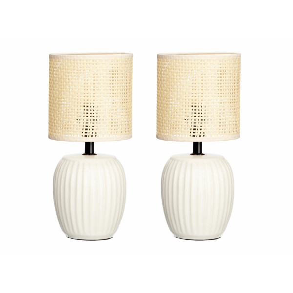 Lampe de bureau Blanc 60 W 2 Unités