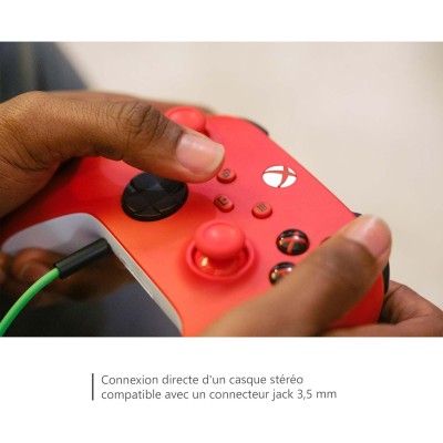 Manette Xbox rouge sans Fil Pulse Red