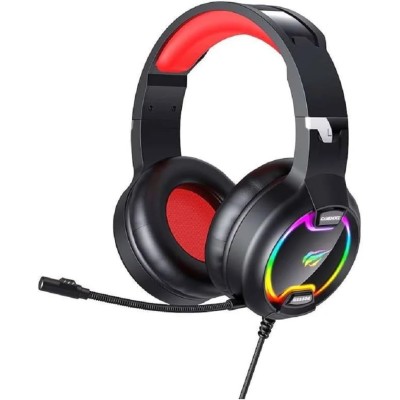 Casque gaming Havit GAMENOTE H2233D RGB noir et rouge