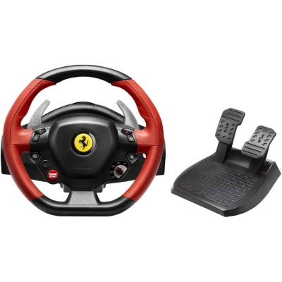 Volant + pédales ThrustMaster Ferrari 458 Spider Xbox One Volant + pédales ThrustMaster Ferrari 458 Spider Xbox One