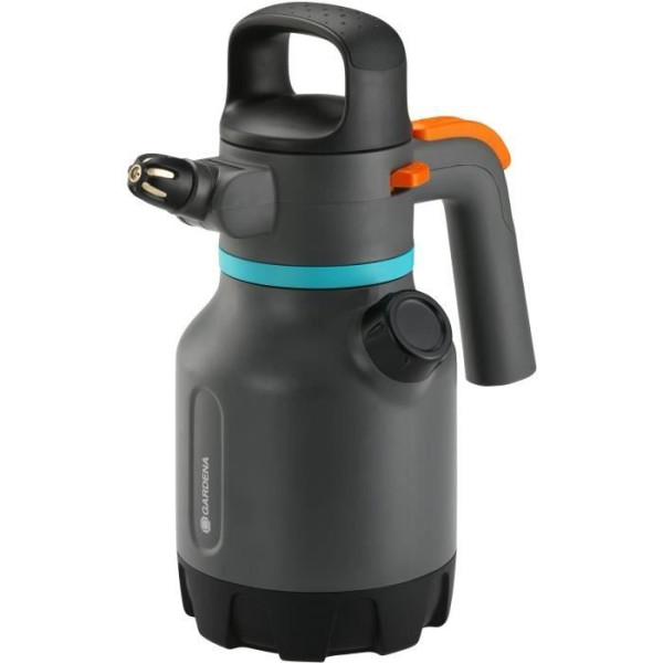Pulvérisateur a pression GARDENA - Capacité 1.25L - Utilisation 360 - Indicateur de niveau intégré