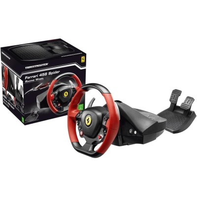 Volant + pédales ThrustMaster Ferrari 458 Spider Xbox One Volant + pédales ThrustMaster Ferrari 458 Spider Xbox One