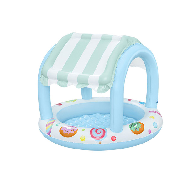 Bestway Piscine Gonflable Enfant Cerceau Glacerie 104x84 cm 2 Ans Jardin 52638