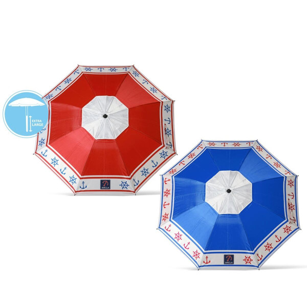 Parasol de plage Ø 180 cm SPF50 Ancre