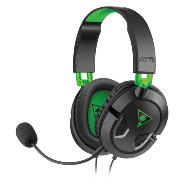 Turtle Beach - Casque Gamer - Recon 50X Noir (compatible Xbox/PS4/PC/Switch/Mobile) - TBS-2303-02
