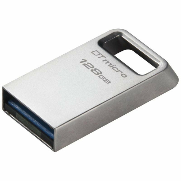 Clé USB Kingston Micro 128 GB Noir Argenté