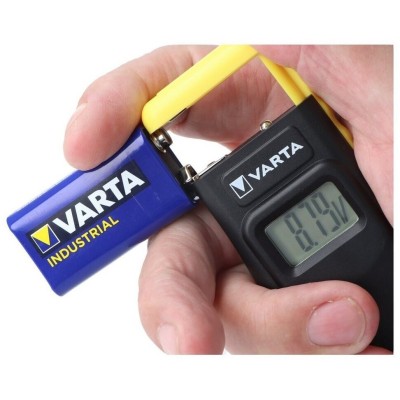 Testeur de batterie Varta LCD numérique pour blister AA, AAA C, D, 9V
