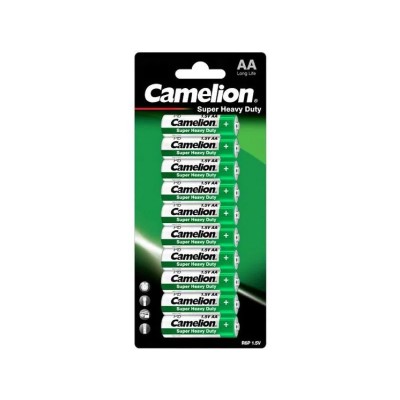 Batterie Camelion Super Heavy Duty Green LR6 Mignon AA (10 pièces) Batterie Camelion Super Heavy Duty Green LR6 Mignon AA (10 pièces)