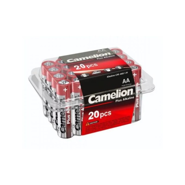 Pile Camelion Plus Alkaline LR6 Mignon AA (20 pièces)