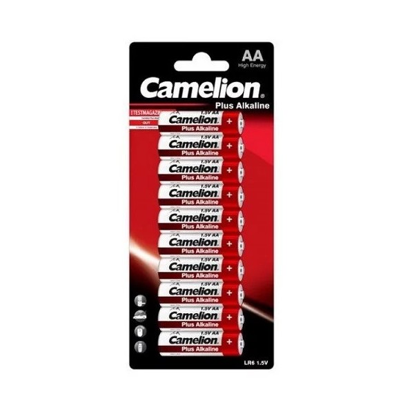Pile Camelion Plus Alkaline LR6 Mignon AA (10 pièces)