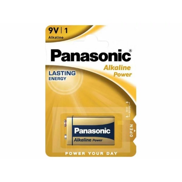 Panasonic piles Alcaline E-Block LR61 9V blister (1 pièce)