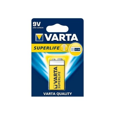 Pack de 1 pile bloc Varta Superlife 9V
