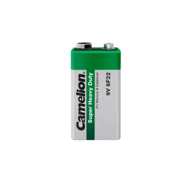Batterie Camelion Super Heavy Duty Green 9V Block 6F22 (1 pc.)