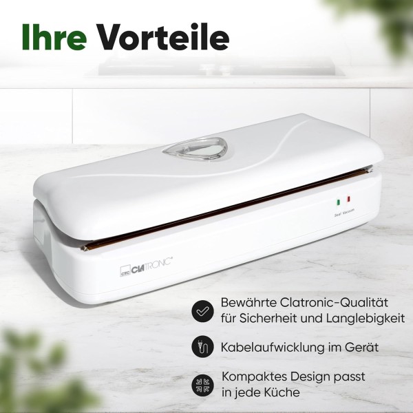 Scelleuse pour sachets Clatronic blanche