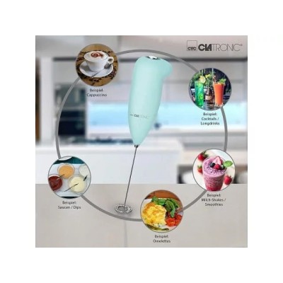 Fouet électrique pour mousse de lait Clatronic MS 3089 Menthe