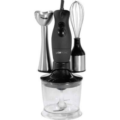 Robot Clatronic inox 200 Watt 3 en 1 hacchoir-mixeur-batteur Robot Clatronic inox 200 Watt 3 en 1 hacchoir-mixeur-batteur