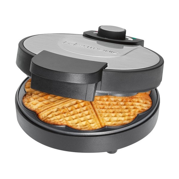 Gaufrier Clatronic noir en inox 1000W
