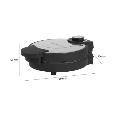 Gaufrier Clatronic noir en inox 1000W Gaufrier Clatronic noir en inox 1000W