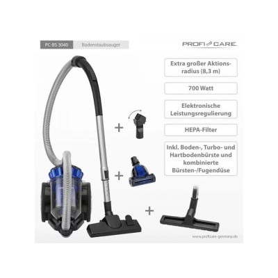 ProfiCare aspirateur au sol PC-BS 3040 Bleu