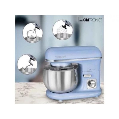 Robot culinaire Clatronic 1100W 5L KM 3711 Bleu Robot culinaire Clatronic 1100W 5L KM 3711 Bleu