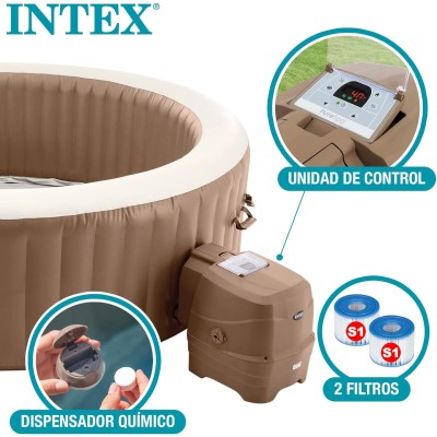 Spa gonflable Intex Sahara 6 places 2,16 x 0,71 m