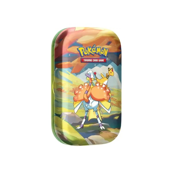 JCC Pokémon Mini-boîte Magnifique Paldea – Cléopsytra et Pharamp (2 boosters, 1 Page d’Autocollants)