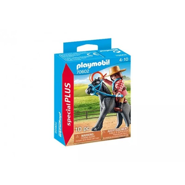 Playmobil City Life – Cavalière et cheval (70602)