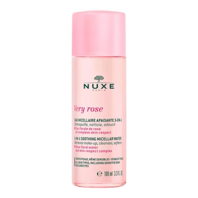 Eau Micellaire Apaisante 3-en-1 Nuxe Very Rose 100 ml Eau Micellaire Apaisante 3-en-1 Nuxe Very Rose 100 ml
